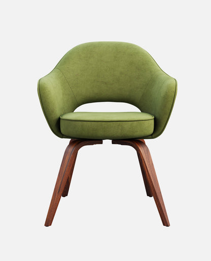 Sedia “Max” in Velluto Verde Scuro – Design Nordico, Solo Spedizione in Italia