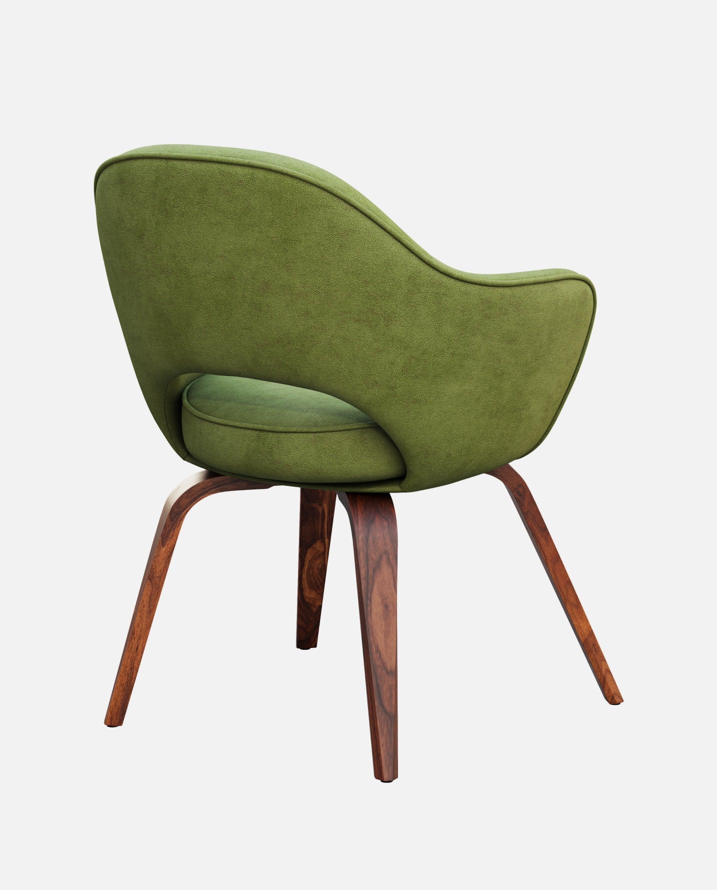 Sedia “Max” in Velluto Verde Scuro – Design Nordico, Solo Spedizione in Italia
