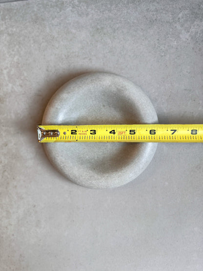Vaso in Cemento Moderno con Sottovaso – Design Minimalista Ø18 cm, Solo Spedizione in Italia